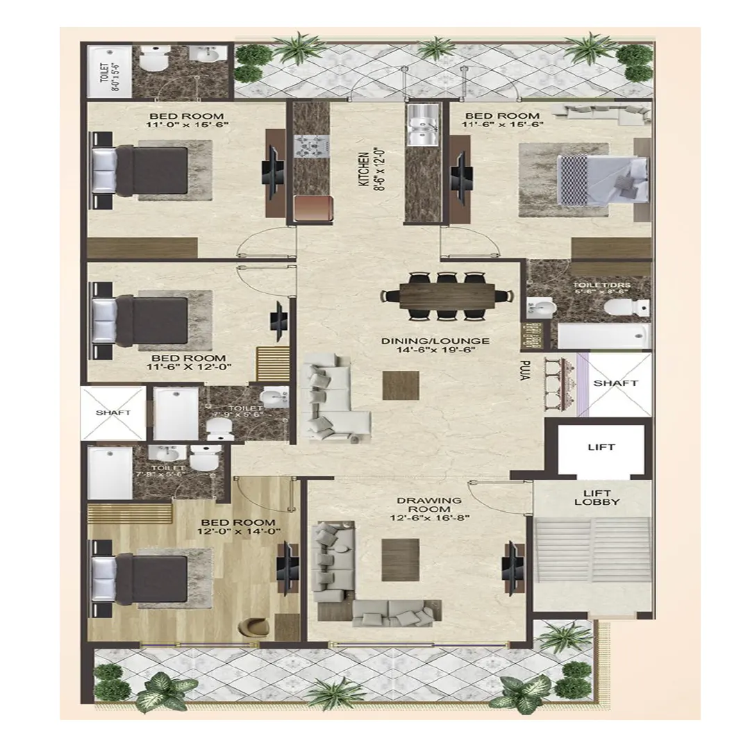 4S Amara Floors 67A floor plan