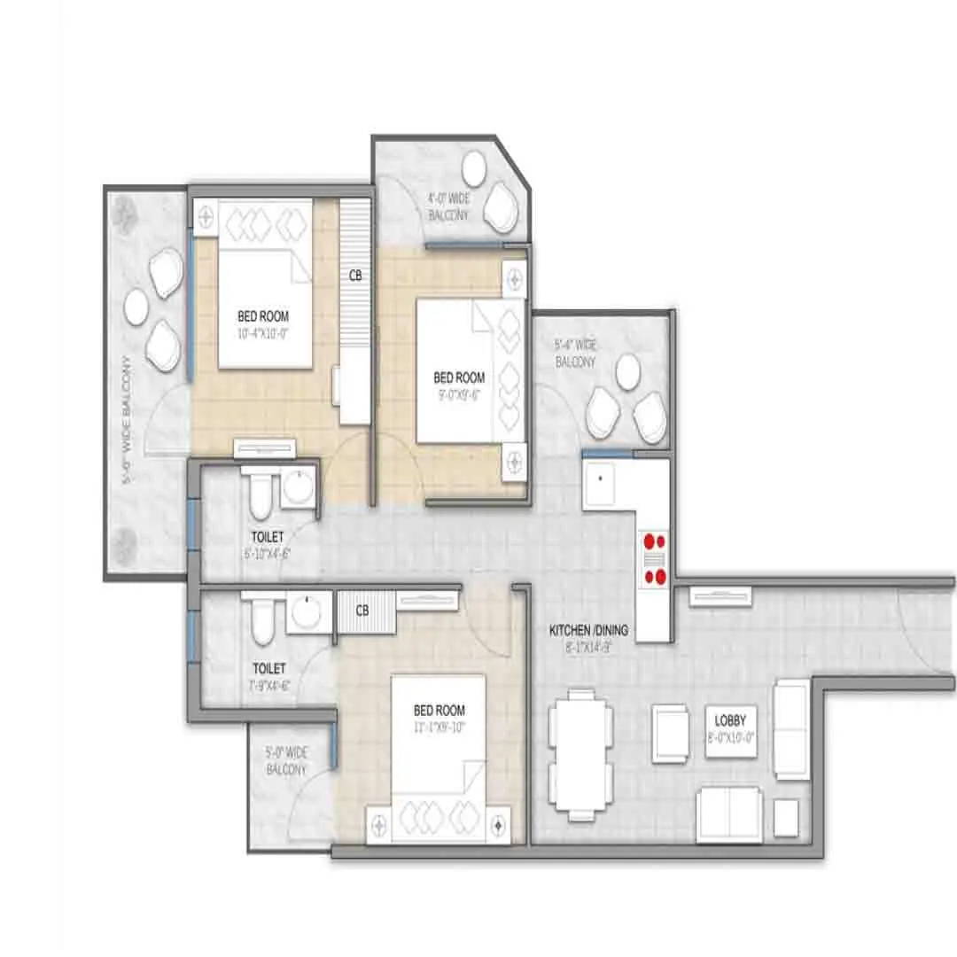3BHK Type-2