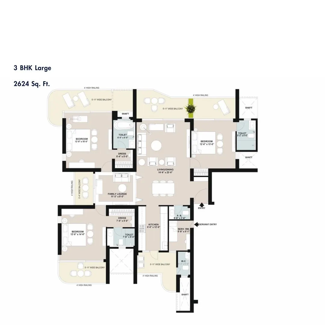 3BHK Large