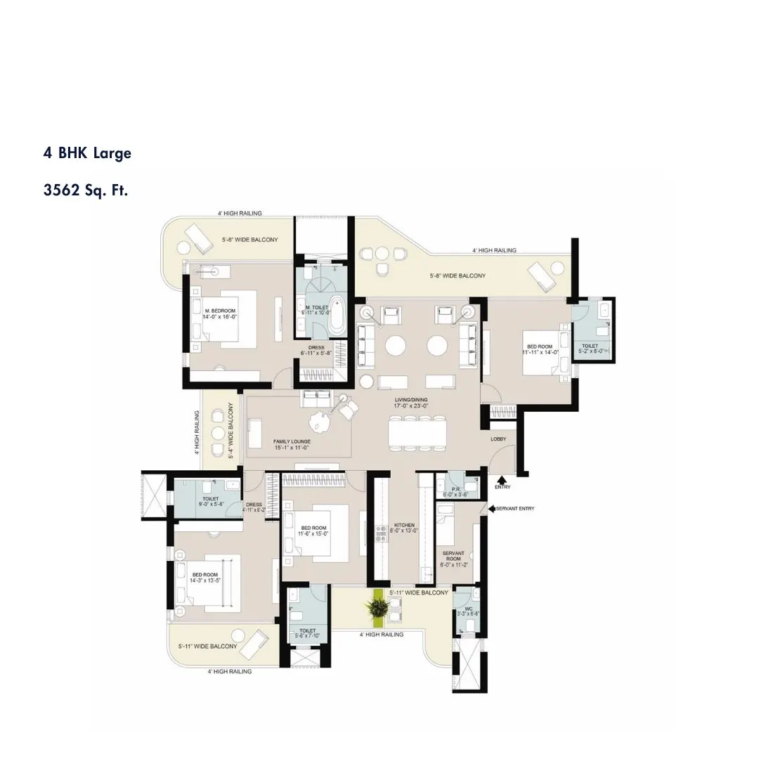 4BHK Large