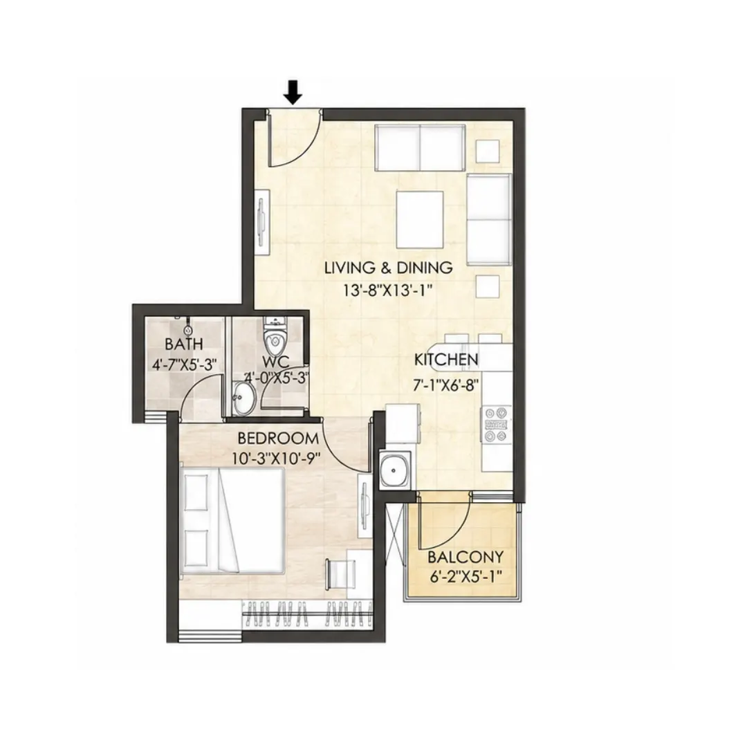 1BHK