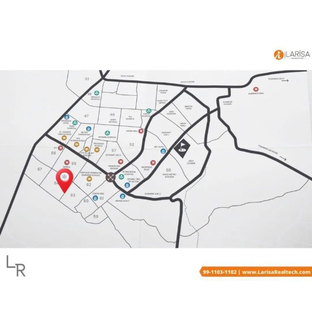 Adani Samsara Ivana location map