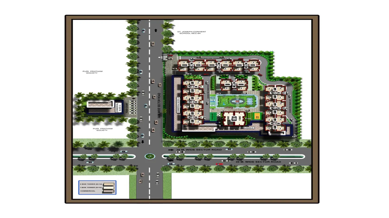 Amolik Park View master plan