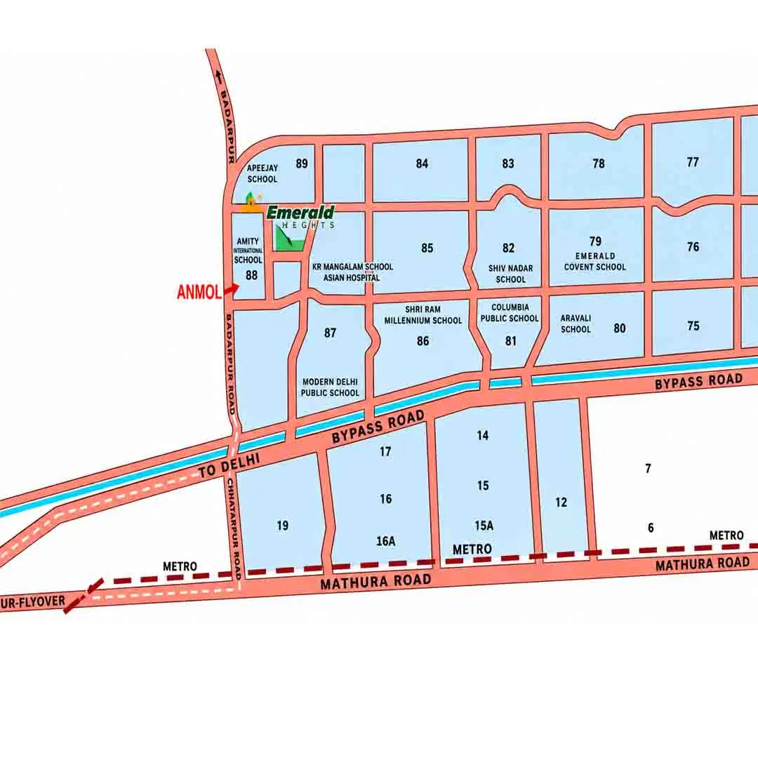 Anmol location map
