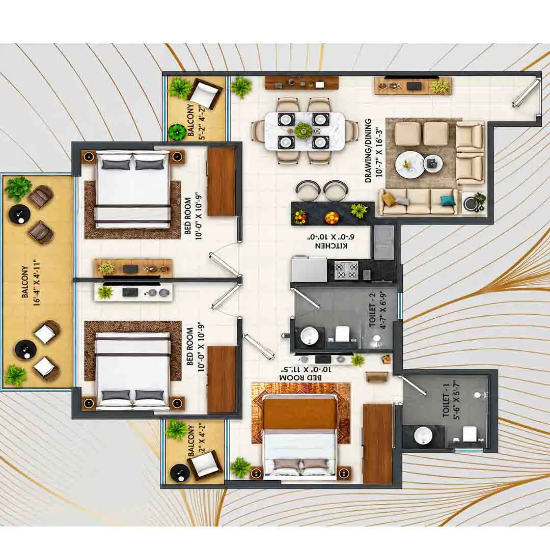 Antares by ROF floor plan
