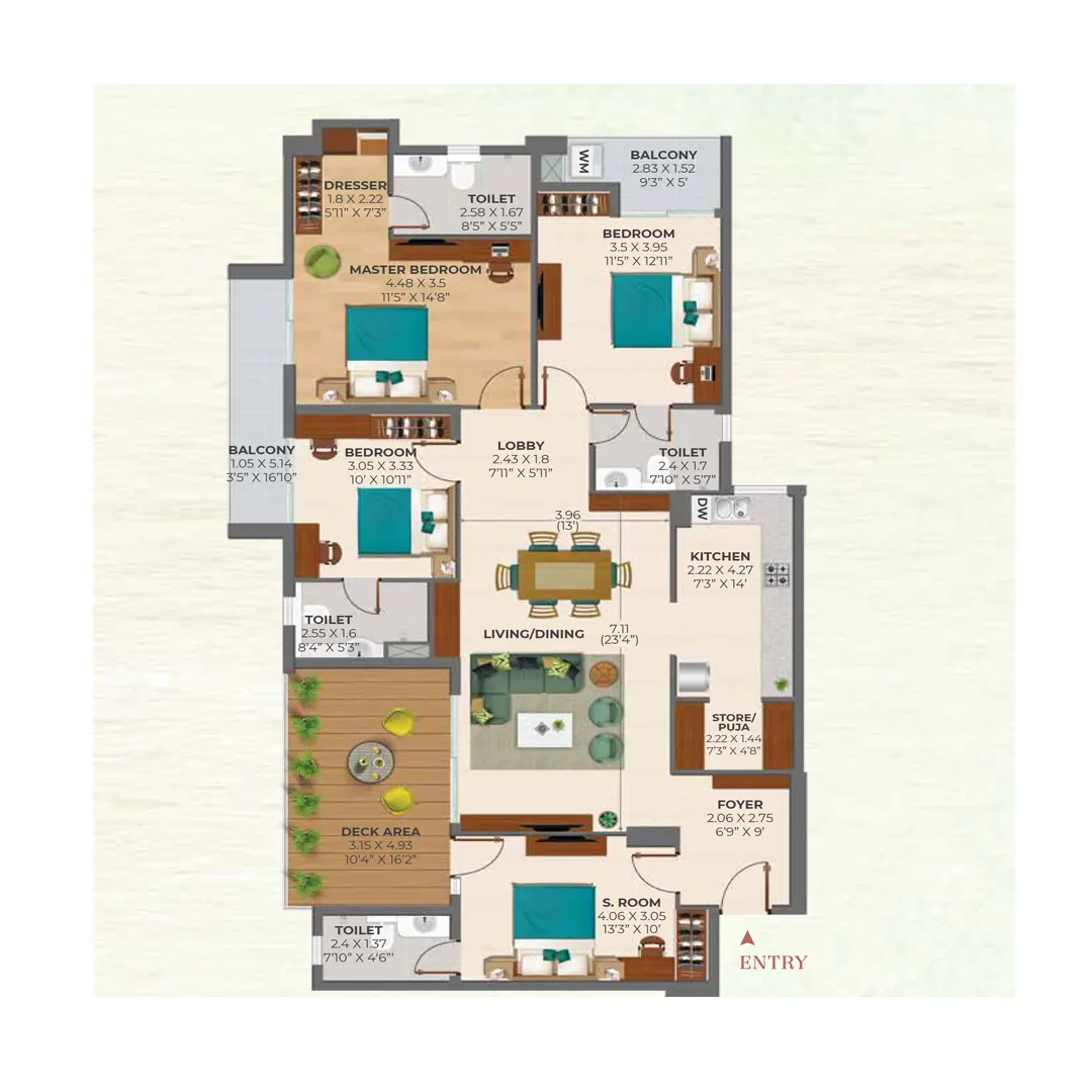 4BHK