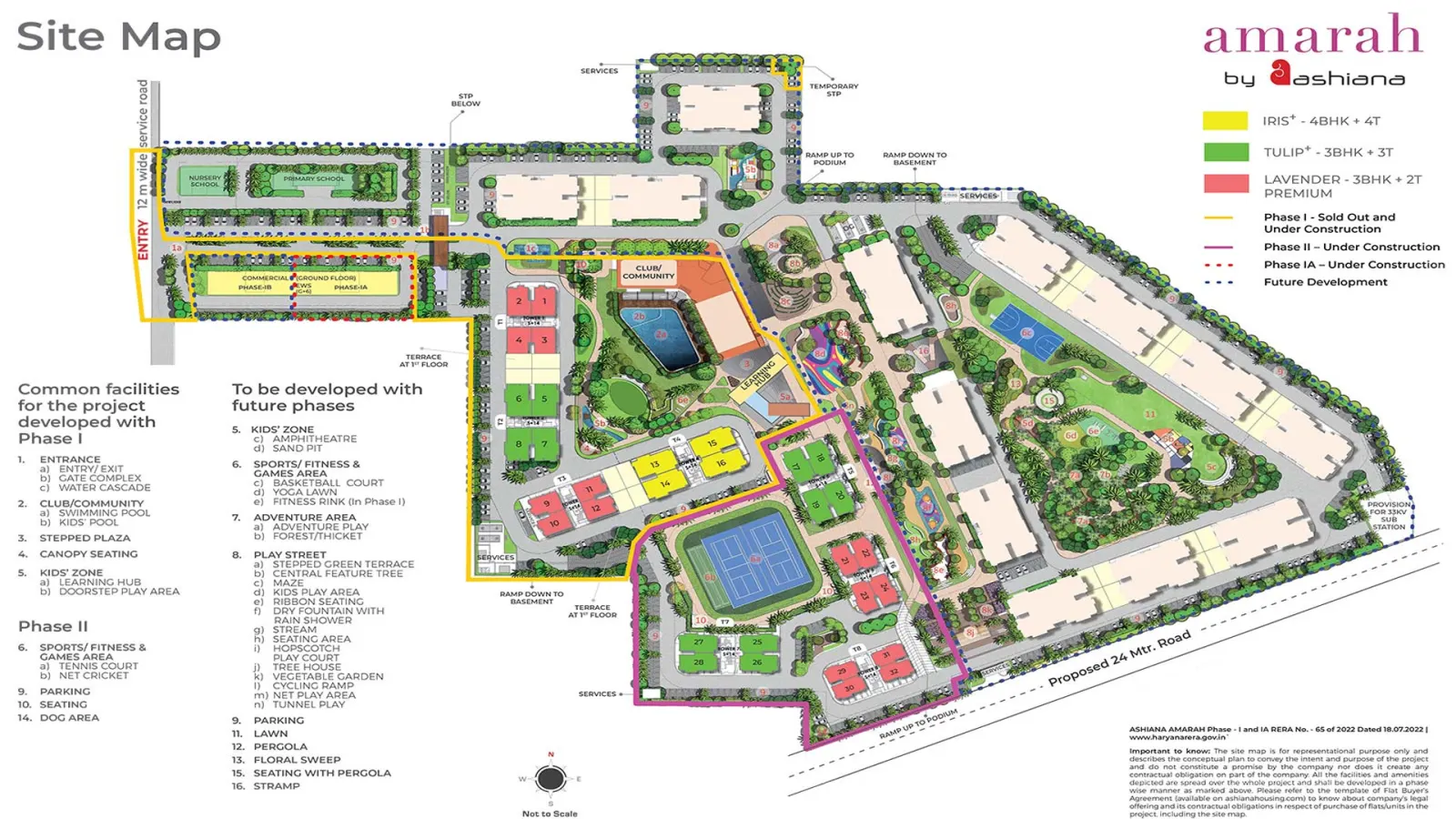 Ashiana Amarah master plan