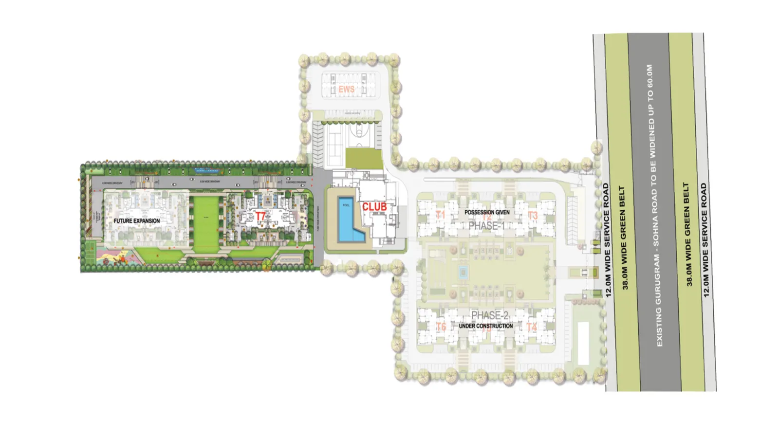 Ashiana Mulberry Moments master plan