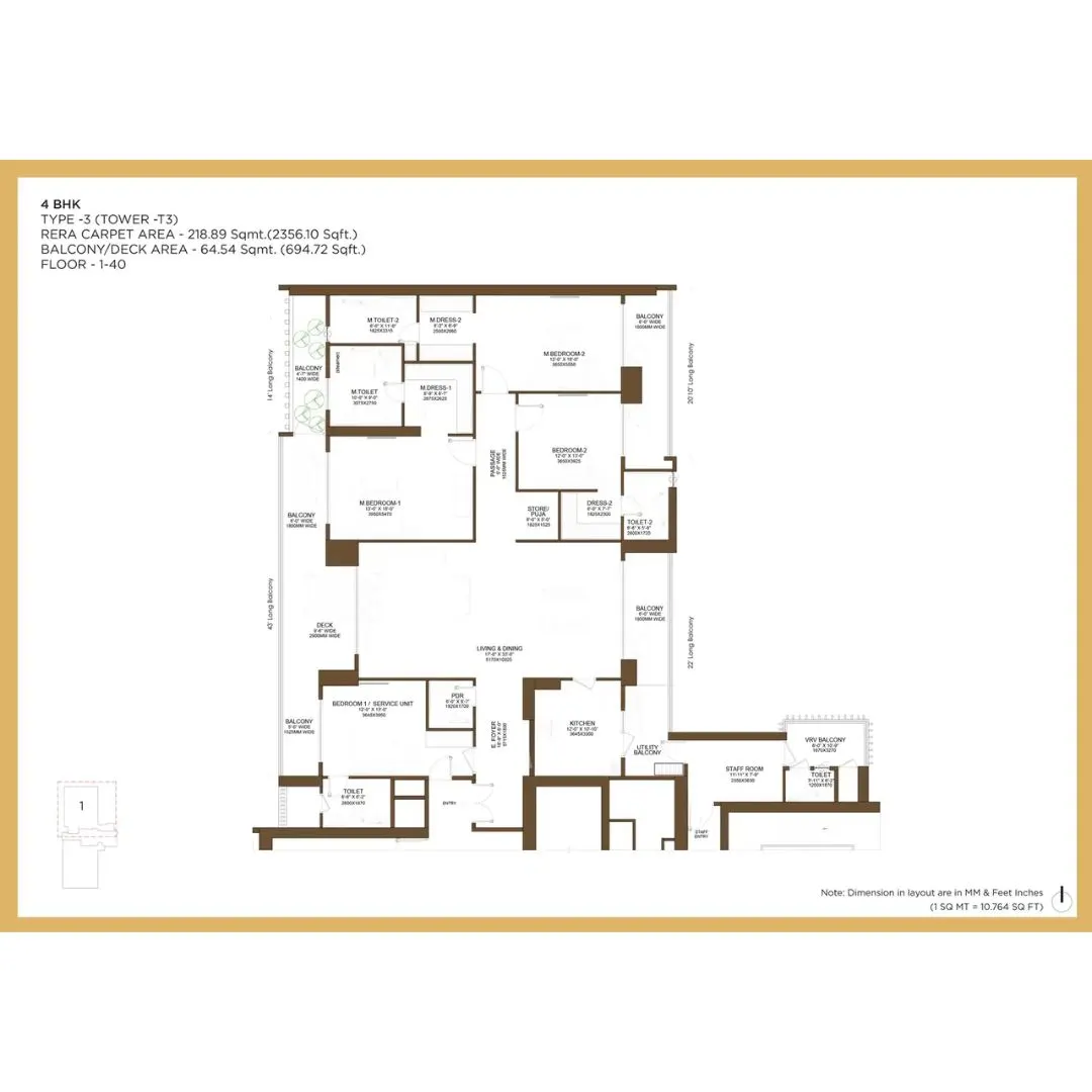 4BHK Type 3