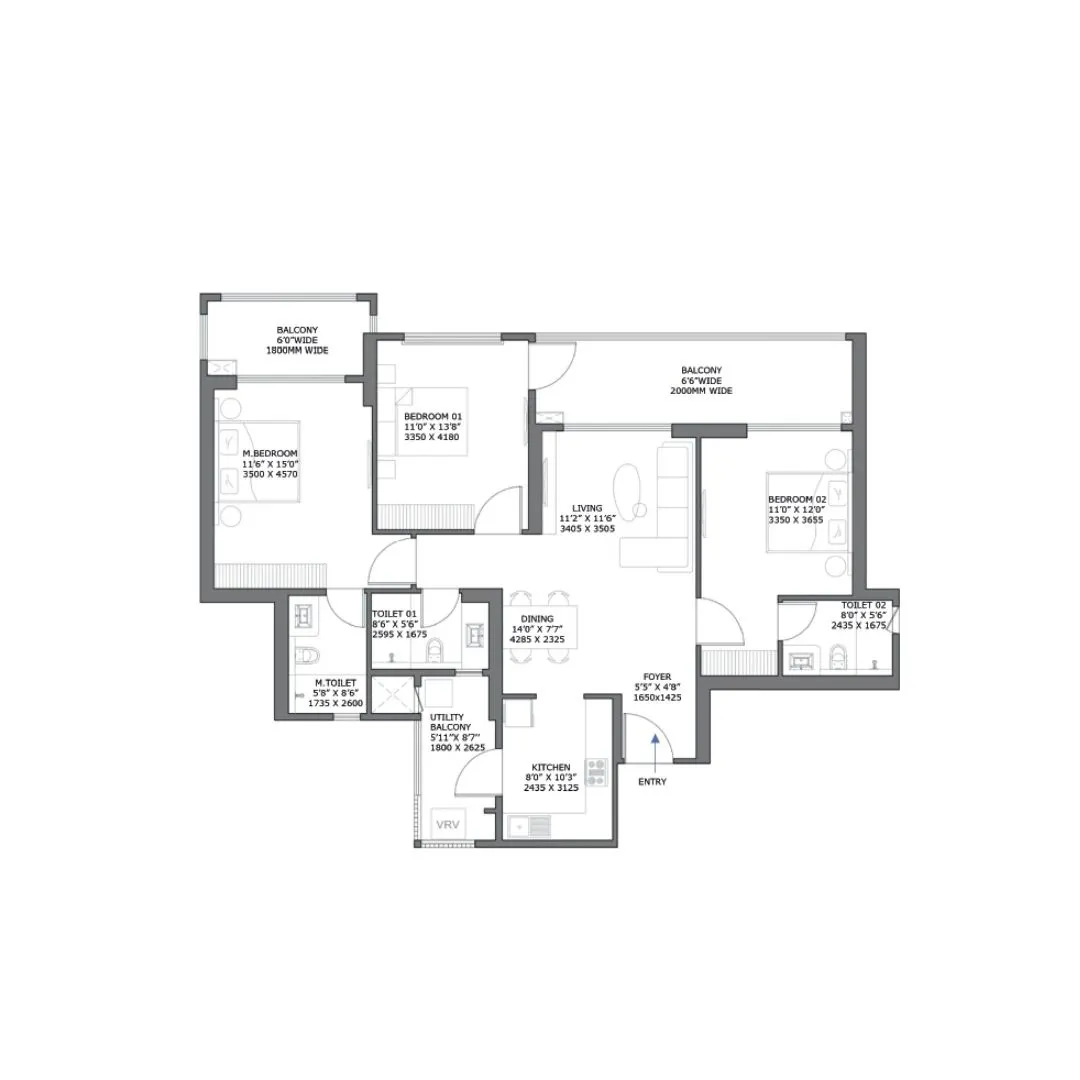 3BHK