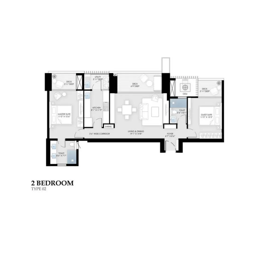 2BHK (Type-2)