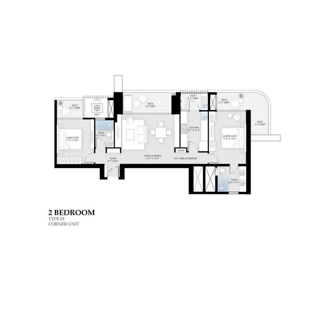 2BHK (Type-1)