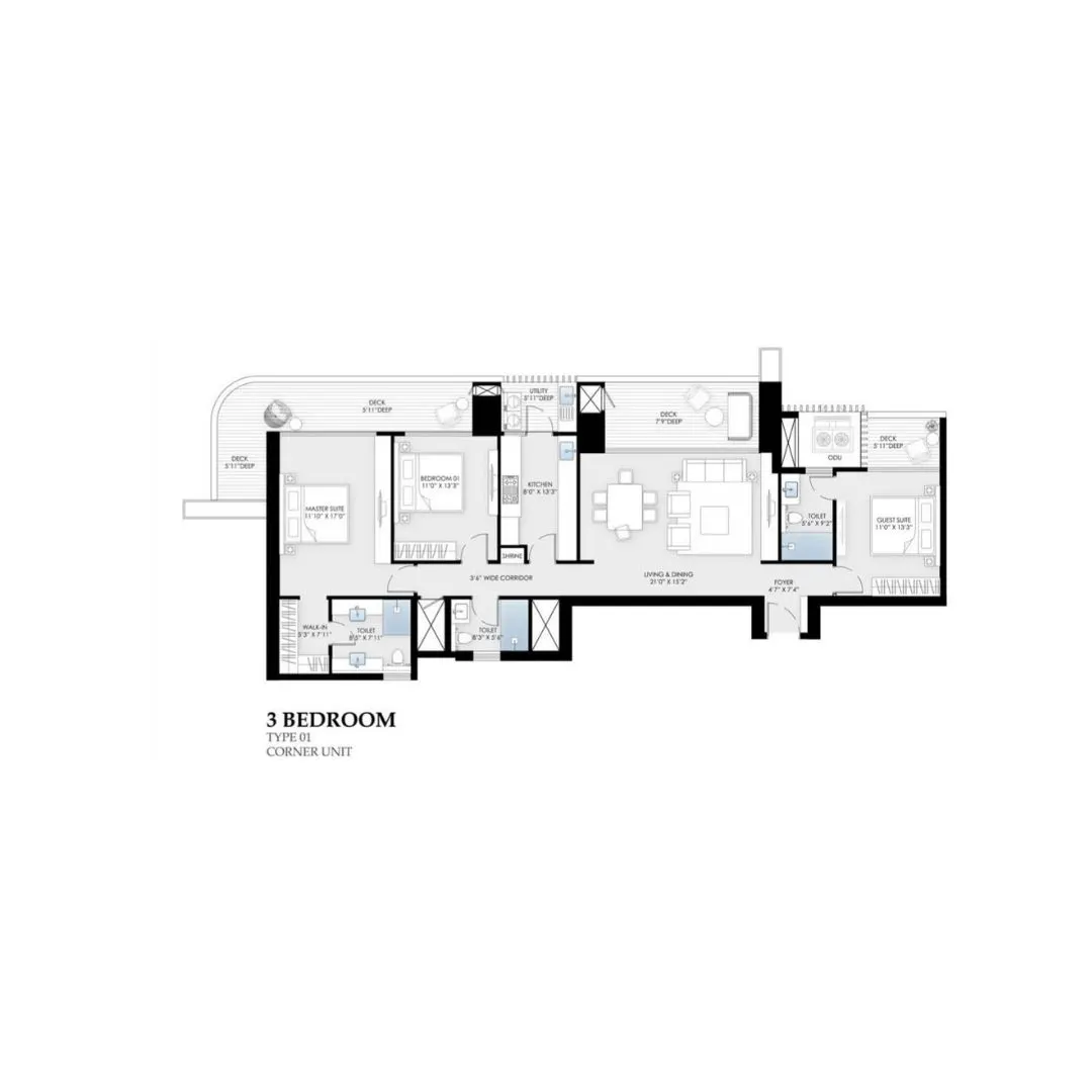 3BHK (Type-1)
