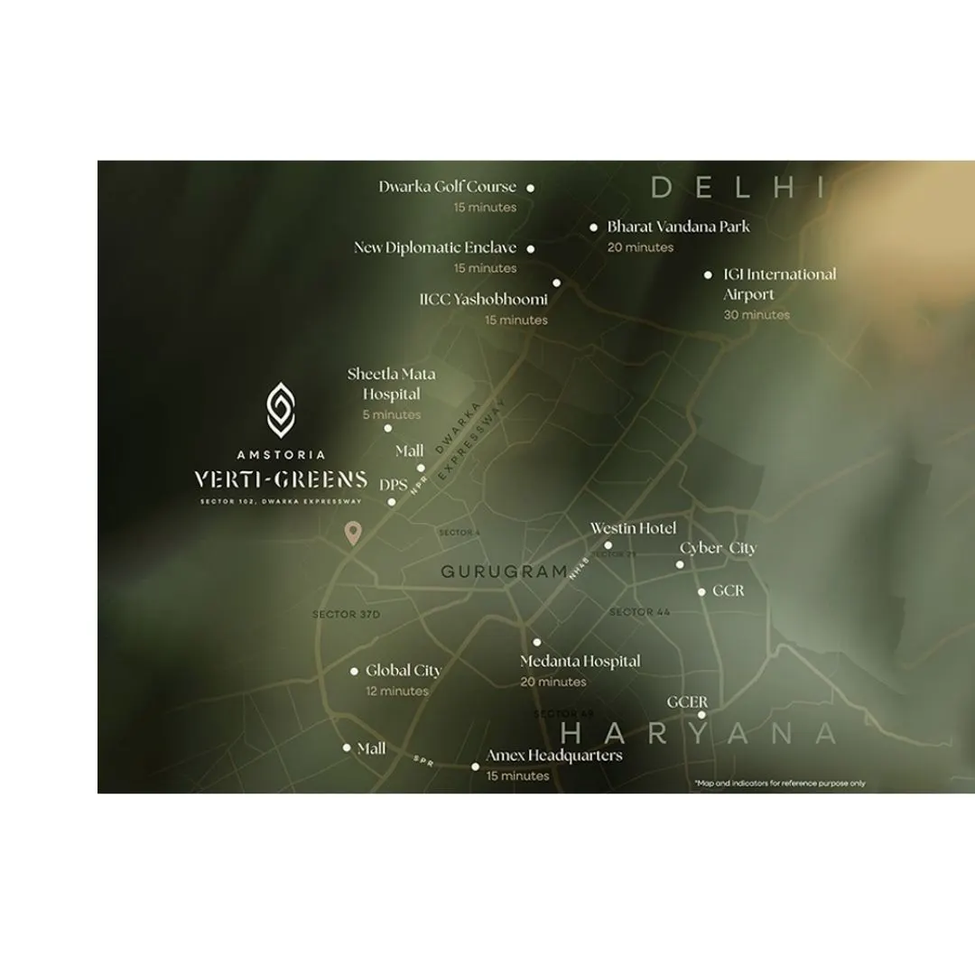 BPTP Amstoria Verti Greens location map