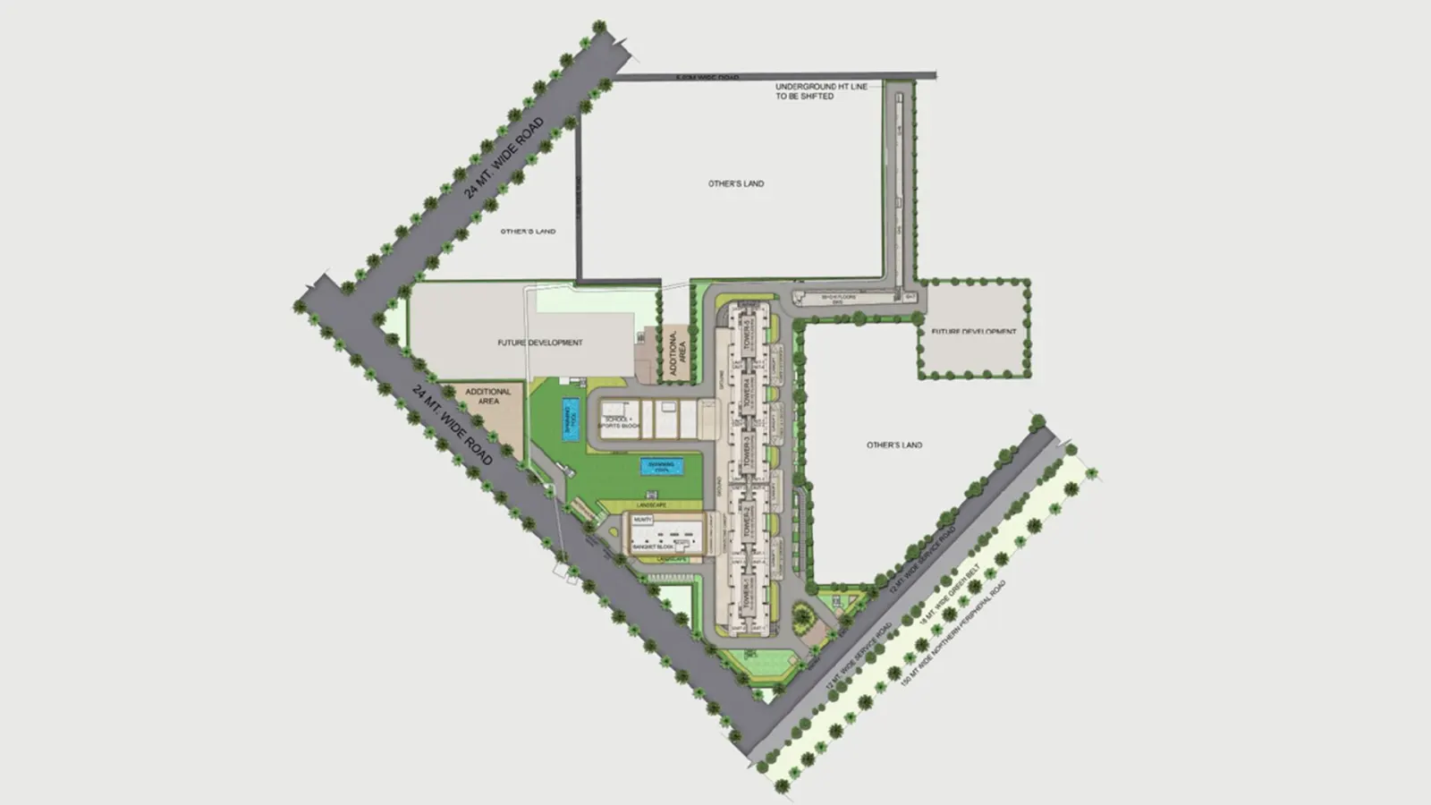 BPTP Amstoria Verti Greens master plan