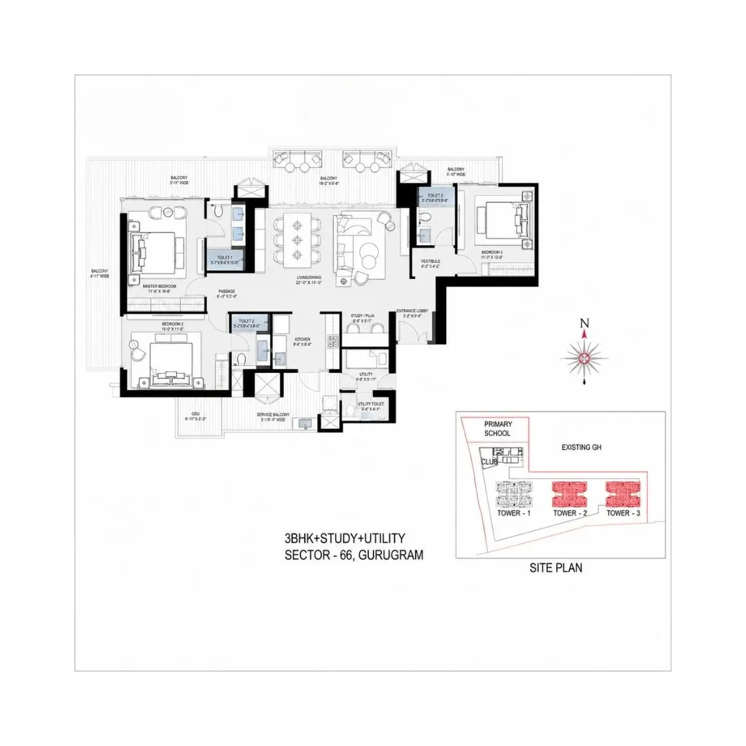 3BHK