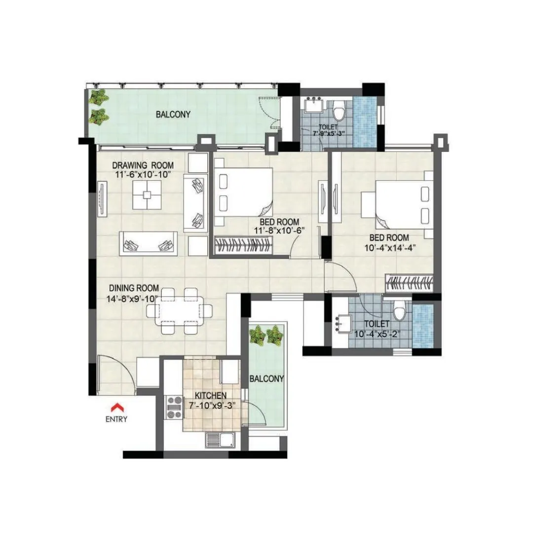 2 BHK