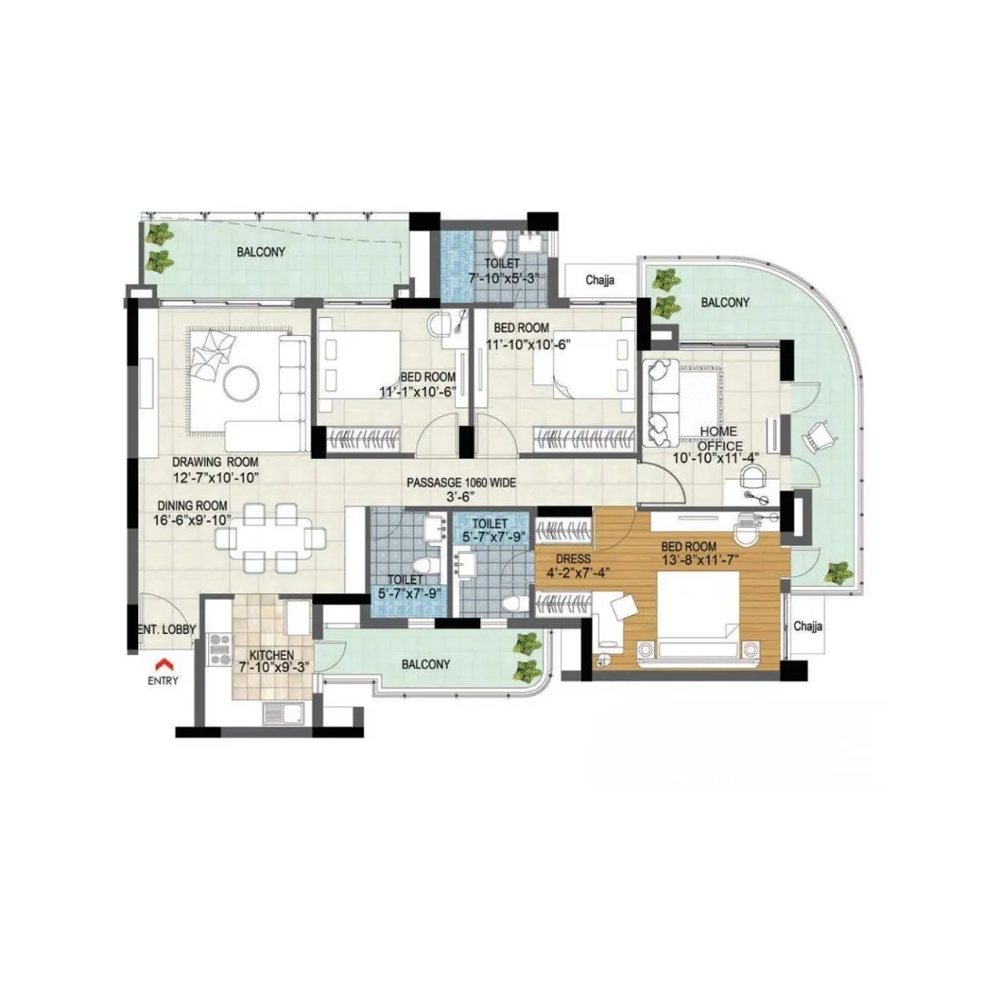 4BHK