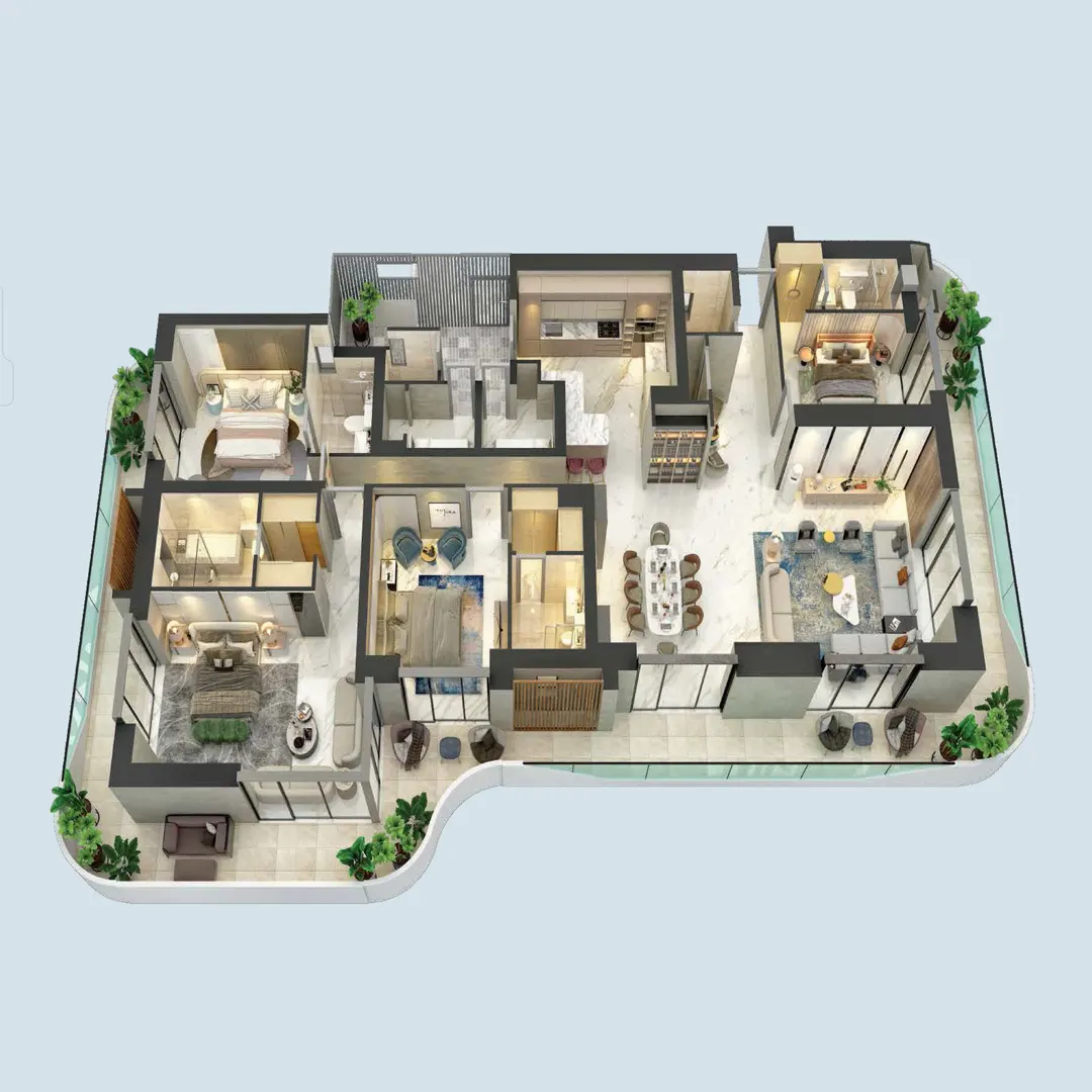 Central Park Bignonia Towers floor plan