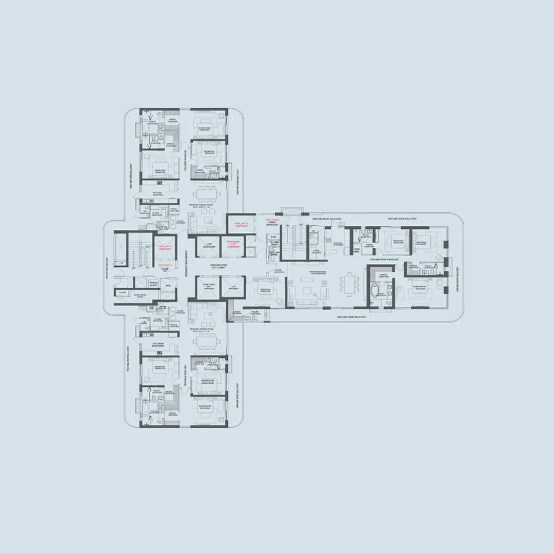 Central Park Bignonia Towers floor plan