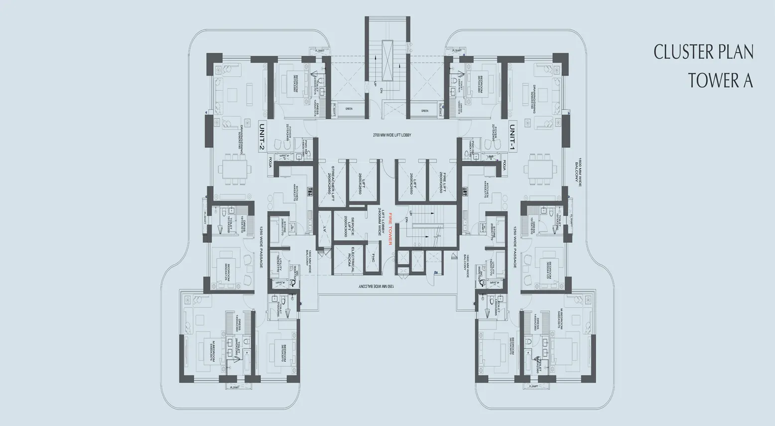 Central Park Bignonia Towers master plan