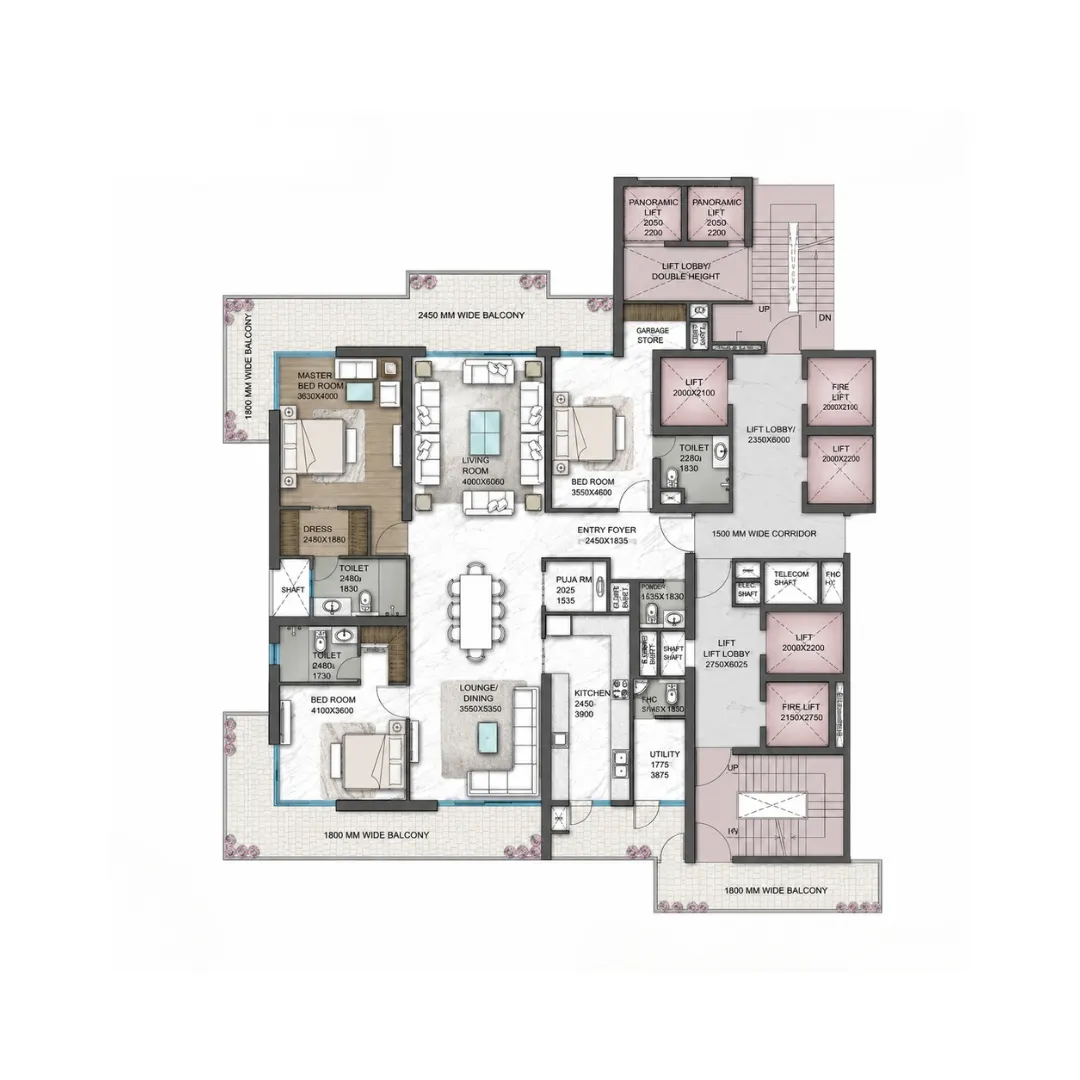 3BHK