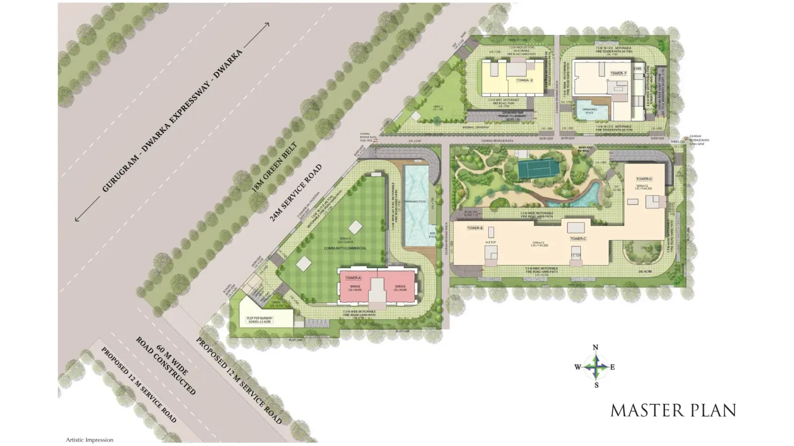 Central Park Delphine master plan