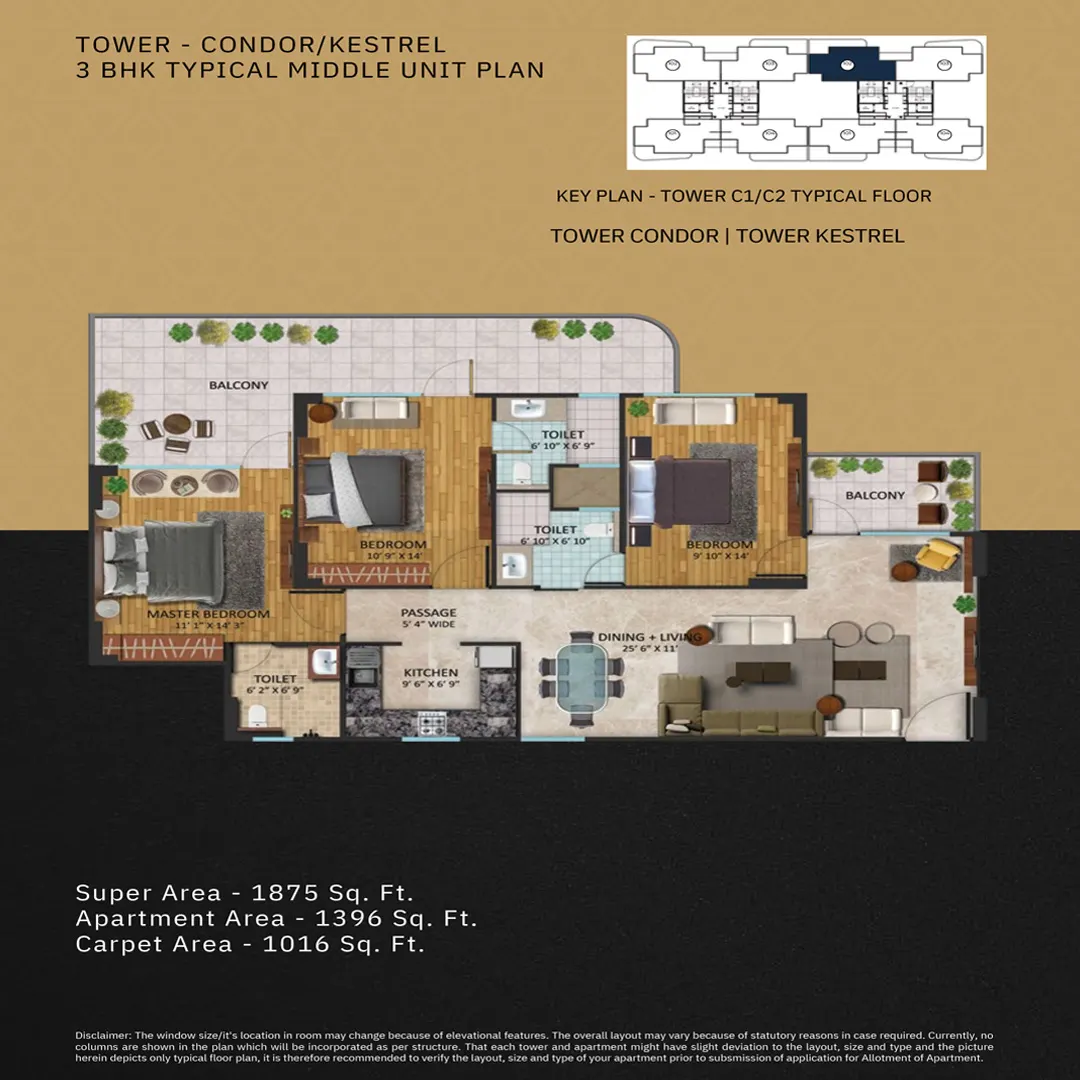 3BHK