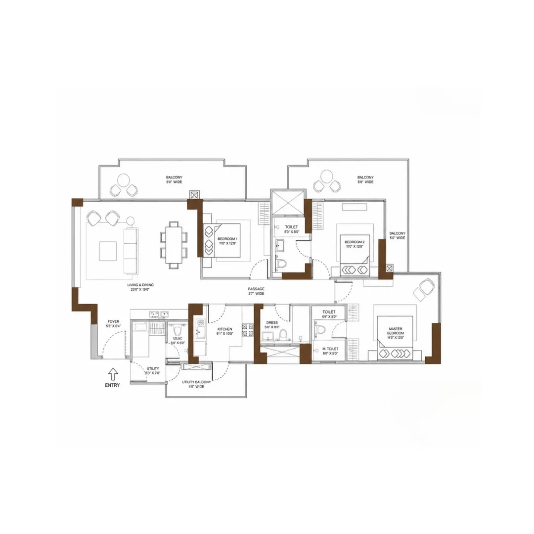 3BHK