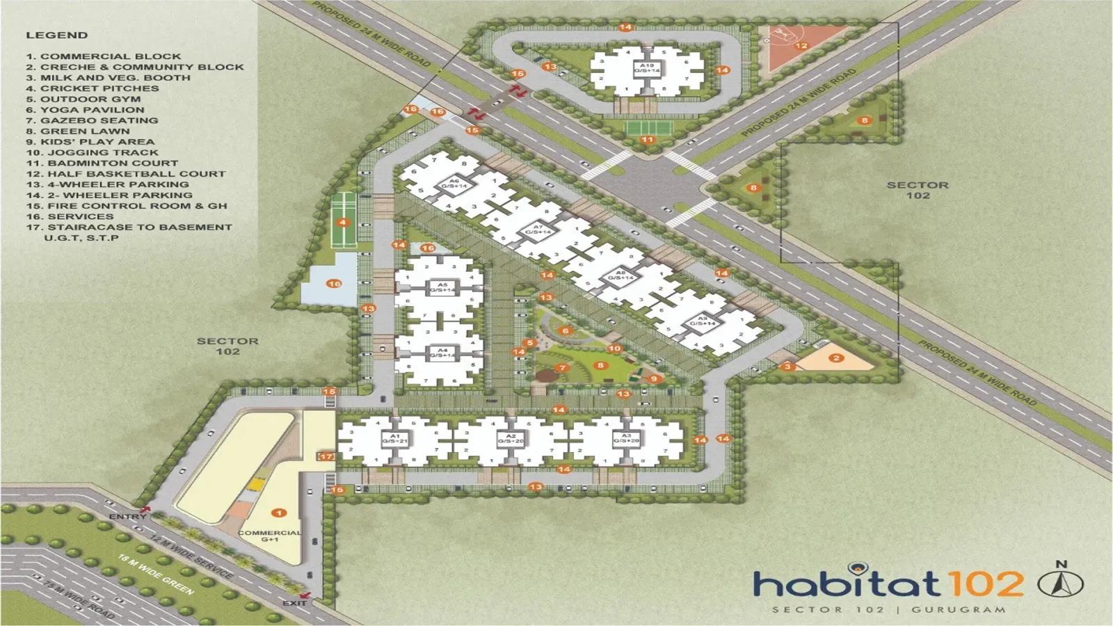 Conscient Habitat 102 master plan