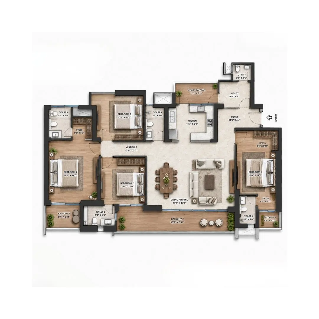 4BHK+UT