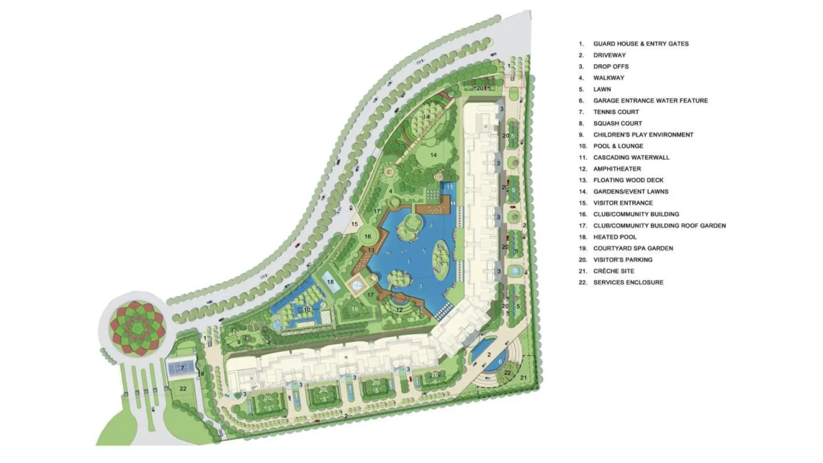 DLF The Camellias master plan