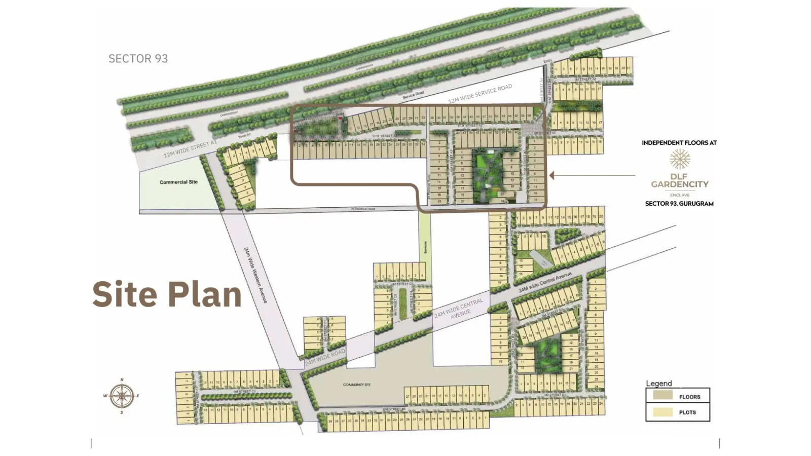 DLF Garden City Enclave 93 master plan
