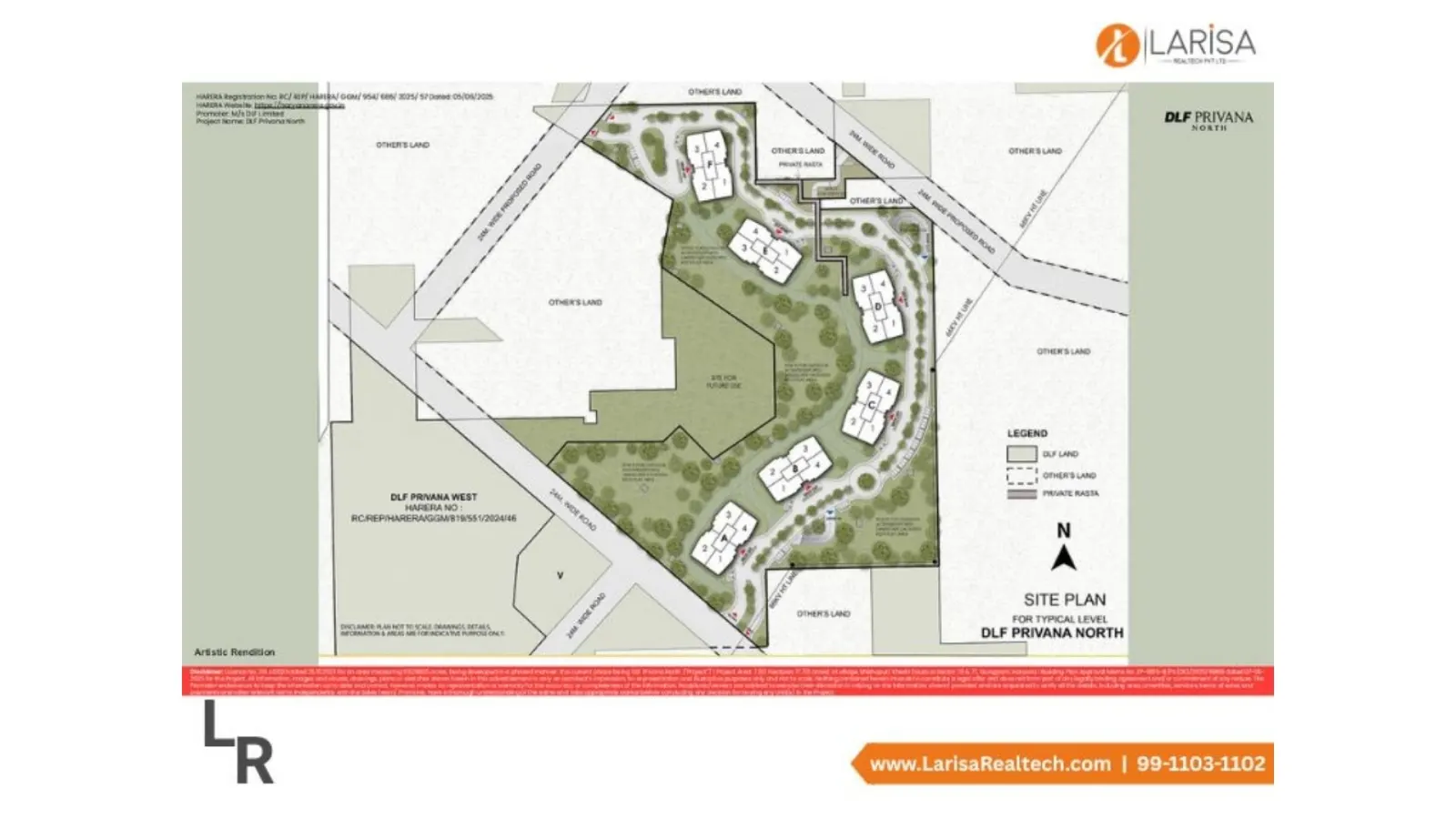 DLF Privana North master plan