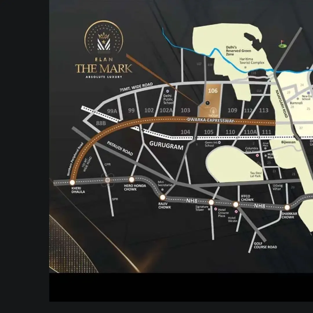 Elan The Mark location map