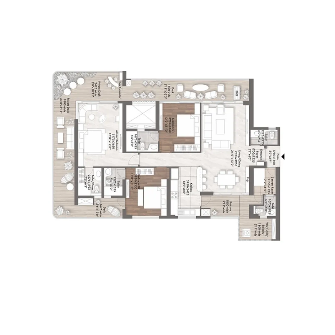 3BHK