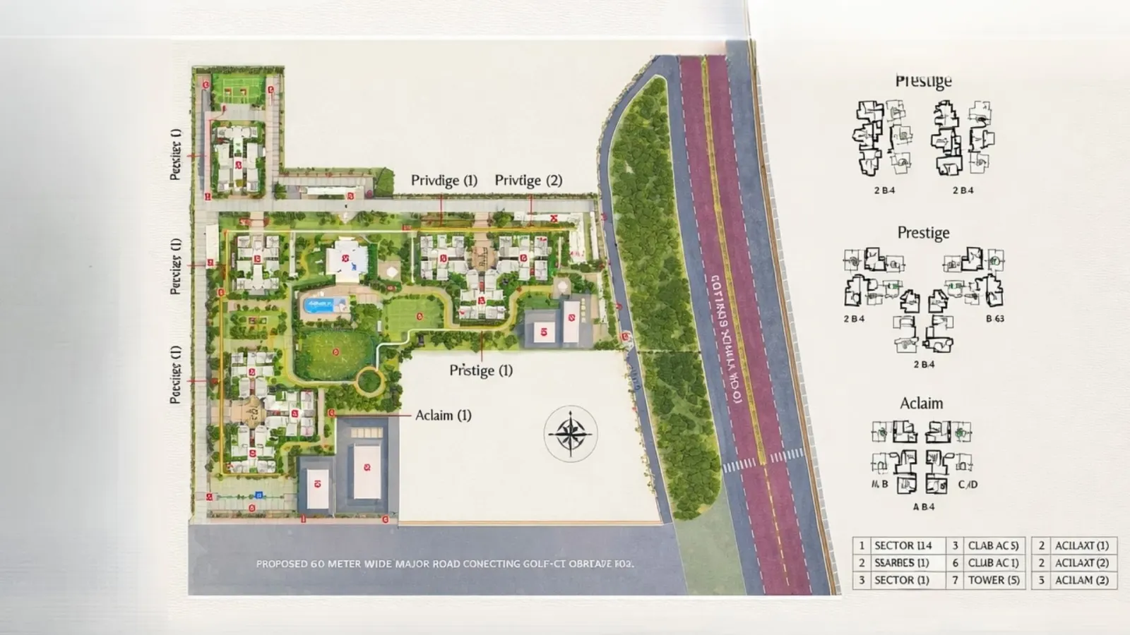 Eldeco Accolade master plan