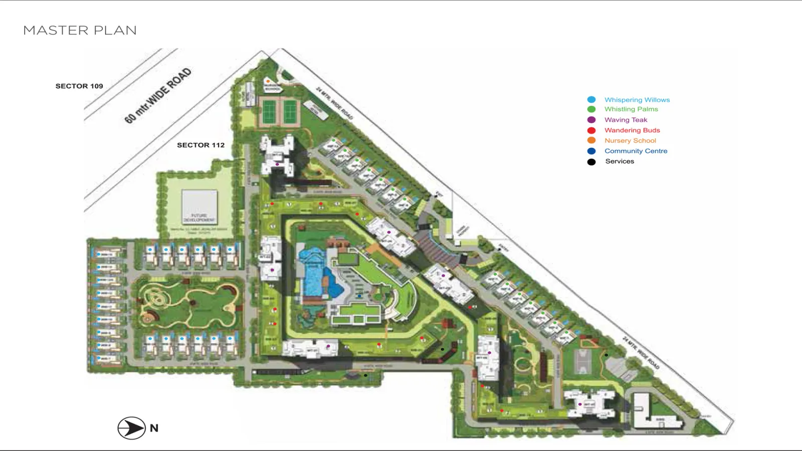 Experion Windchants master plan