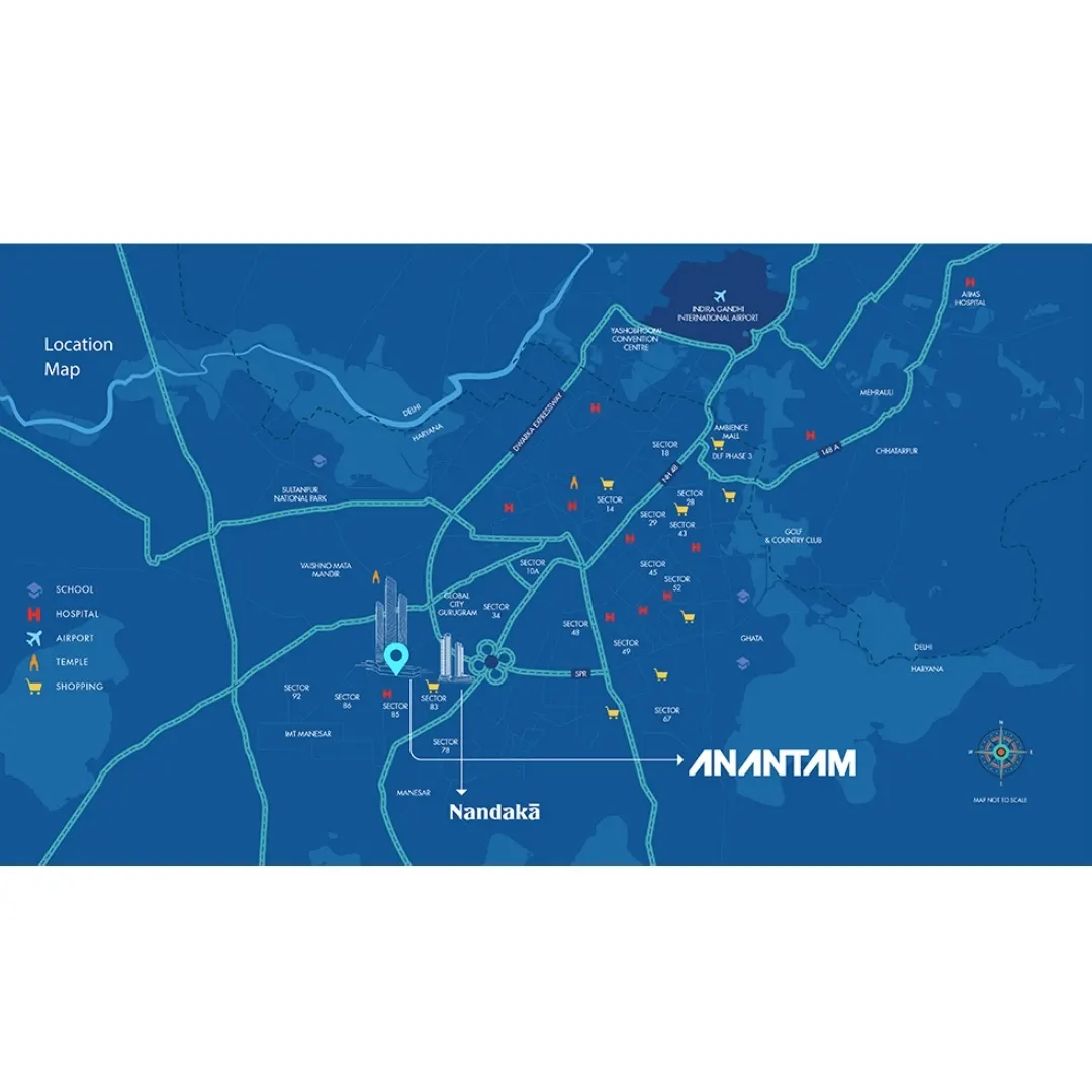 Ganga Anantam location map