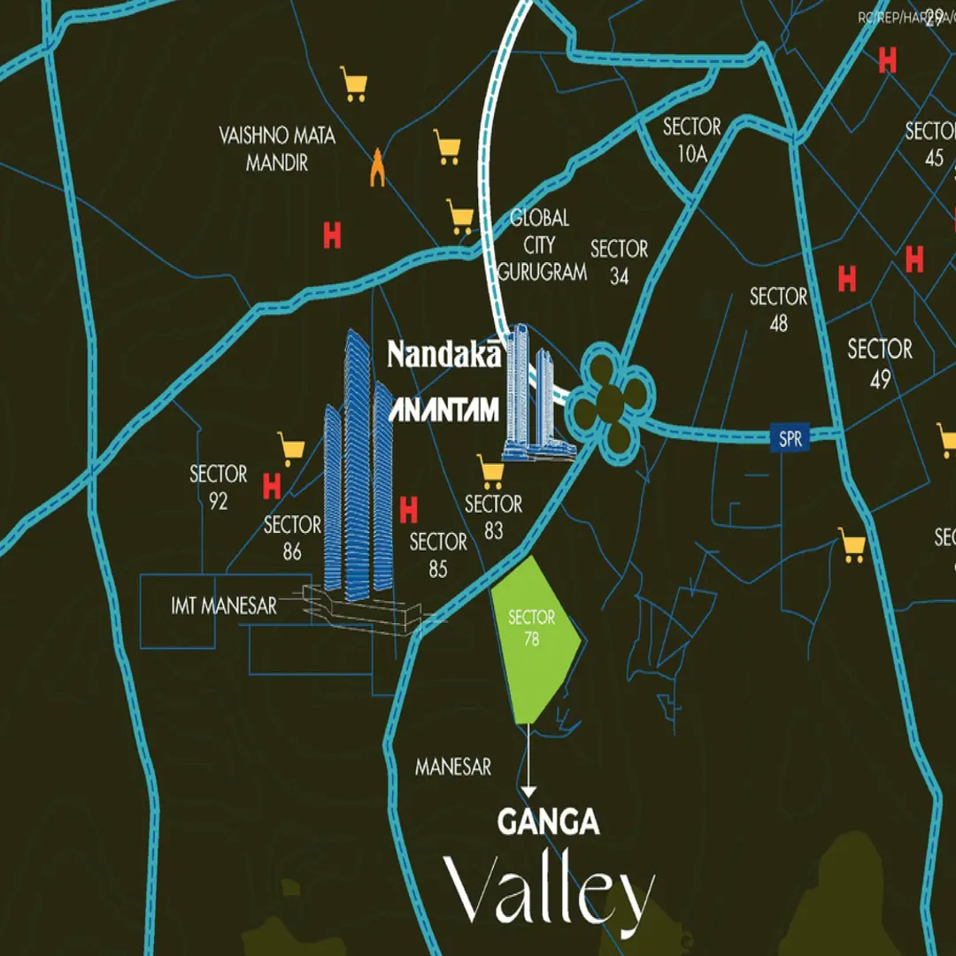 Ganga Valley location map