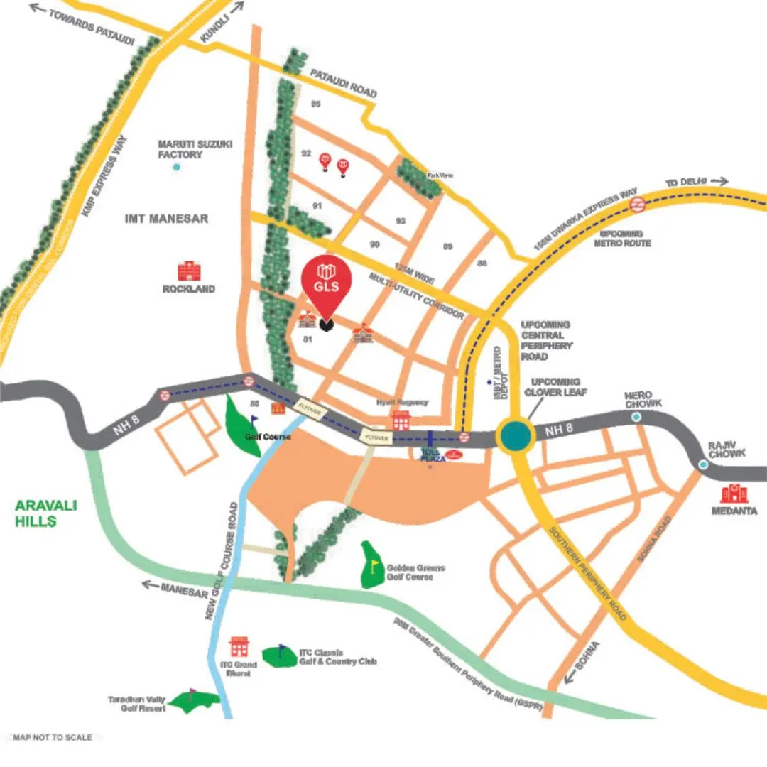 GLS Avenue 81 location map