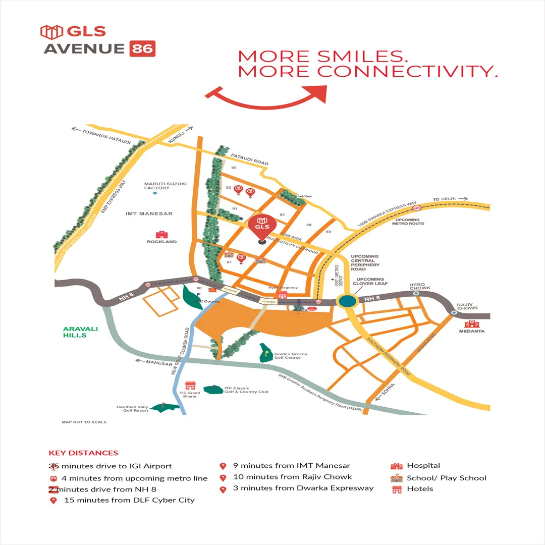 GLS Avenue 86 location map