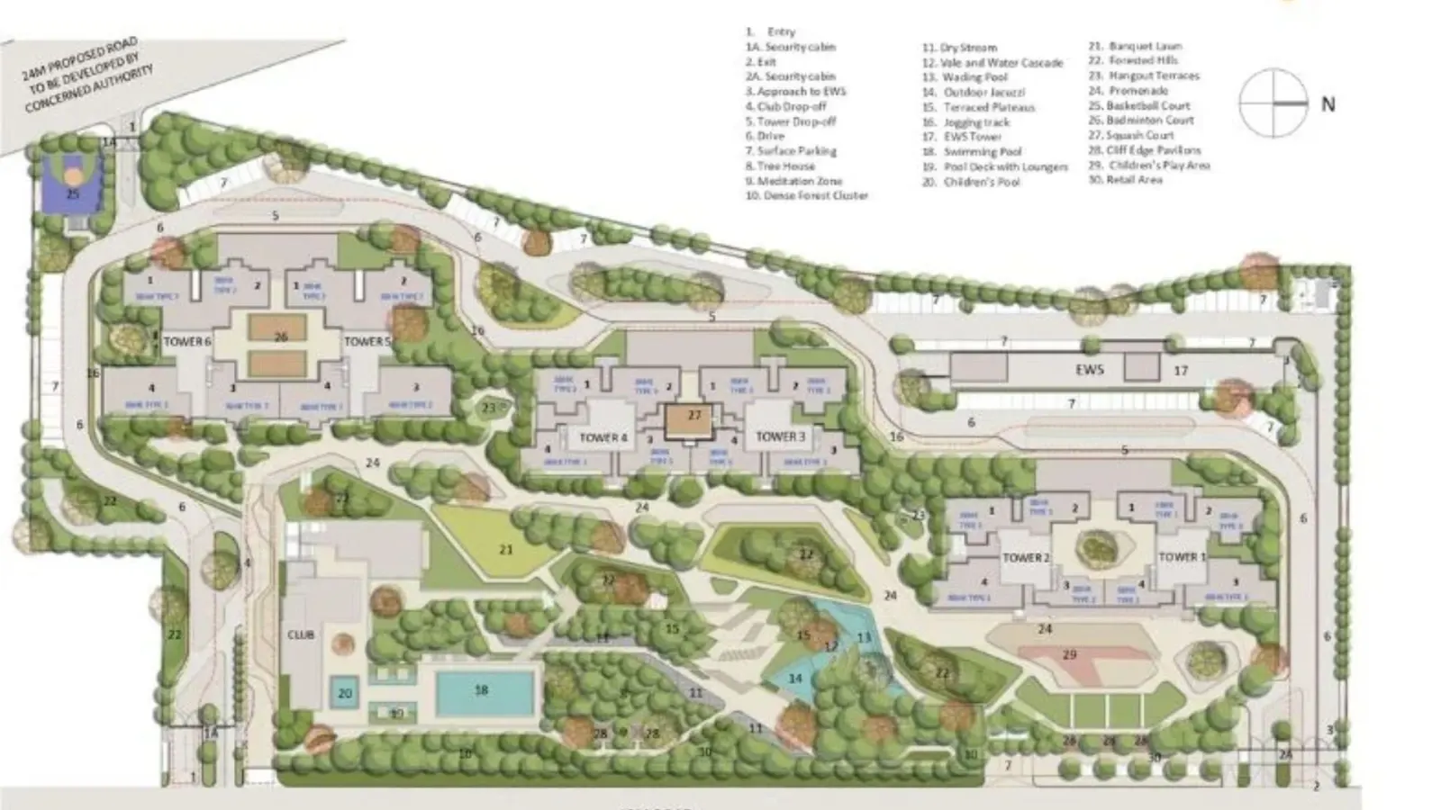 Godrej Aristocrat 49 master plan