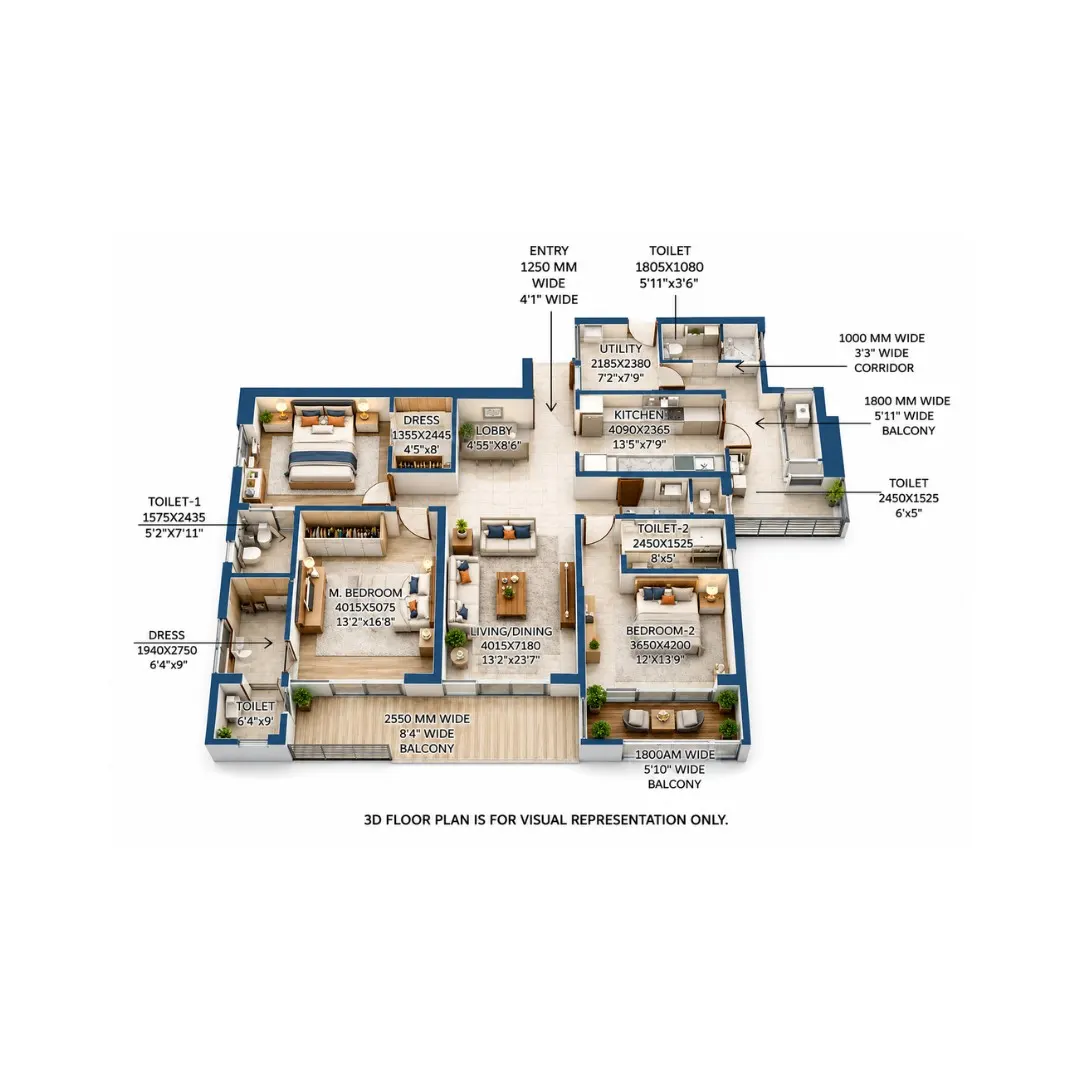 4BHK+Family Lounge