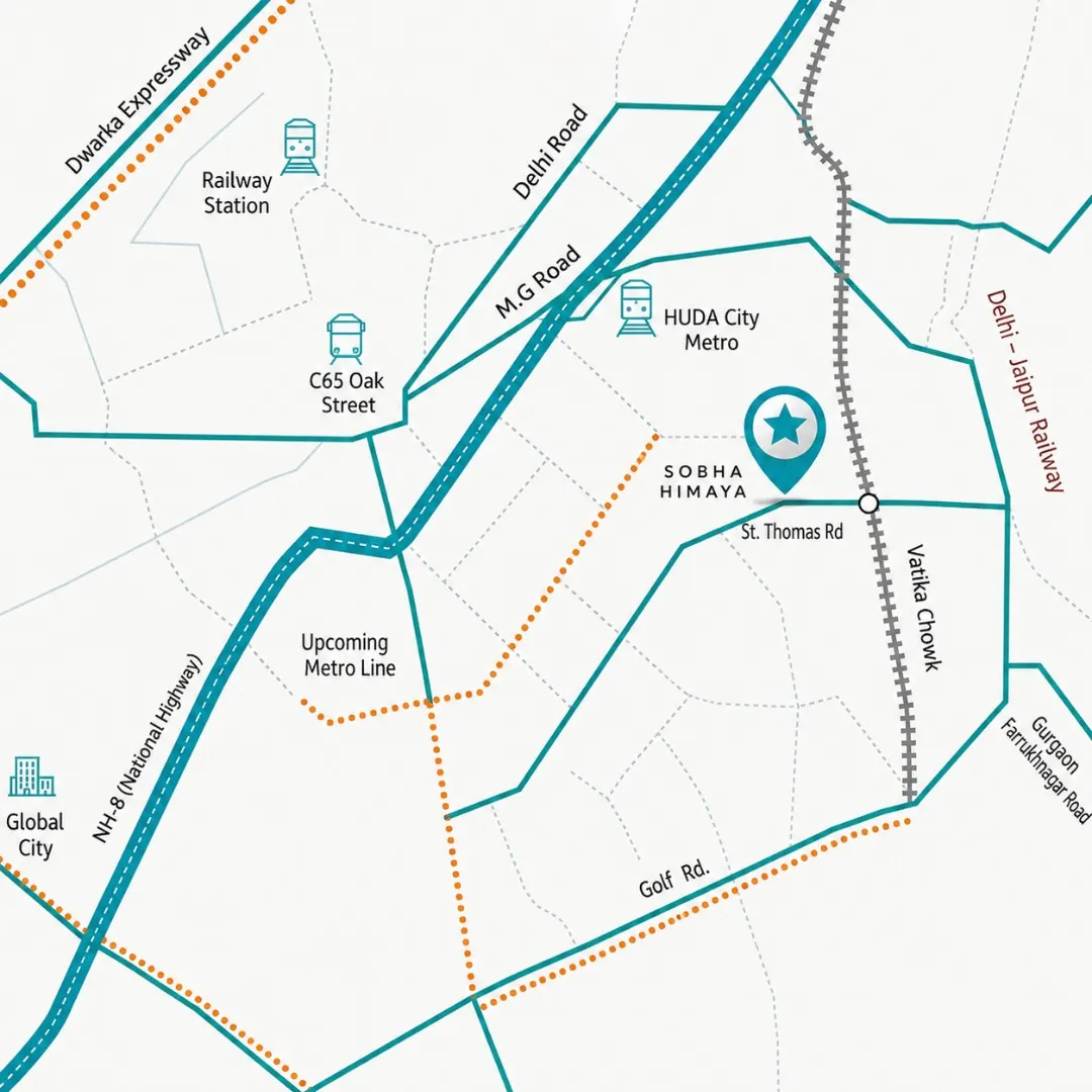 Godrej Miraya location map
