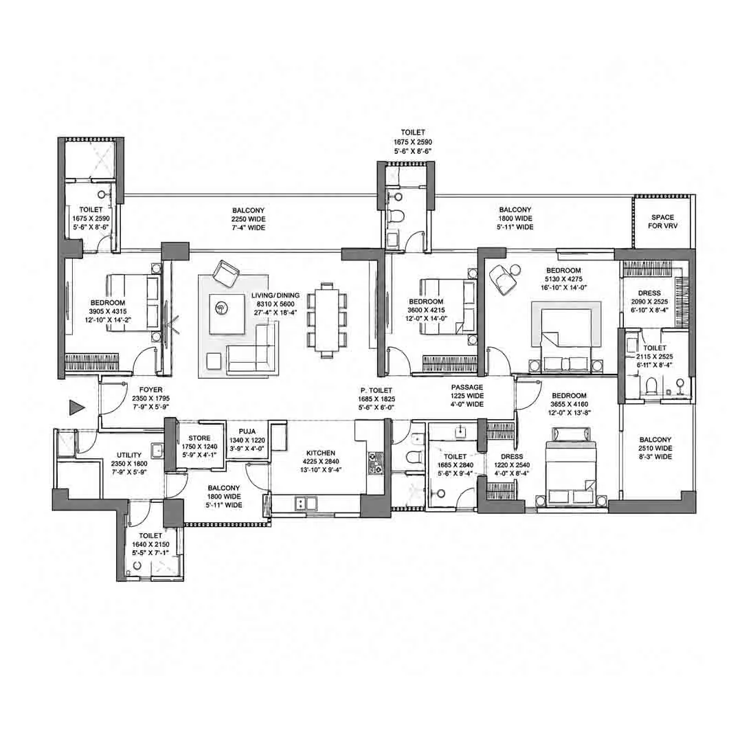 4BHK