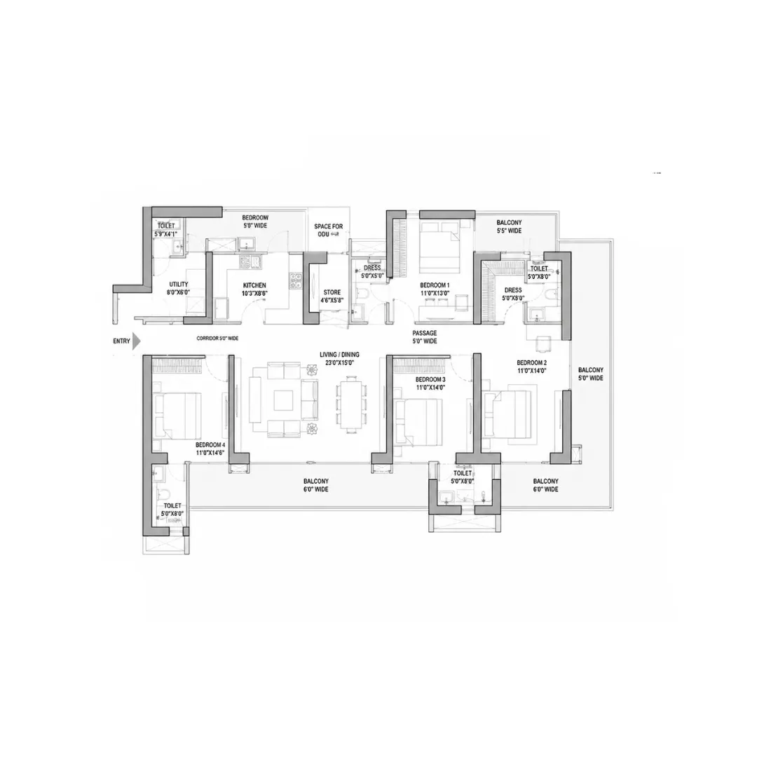3BHK