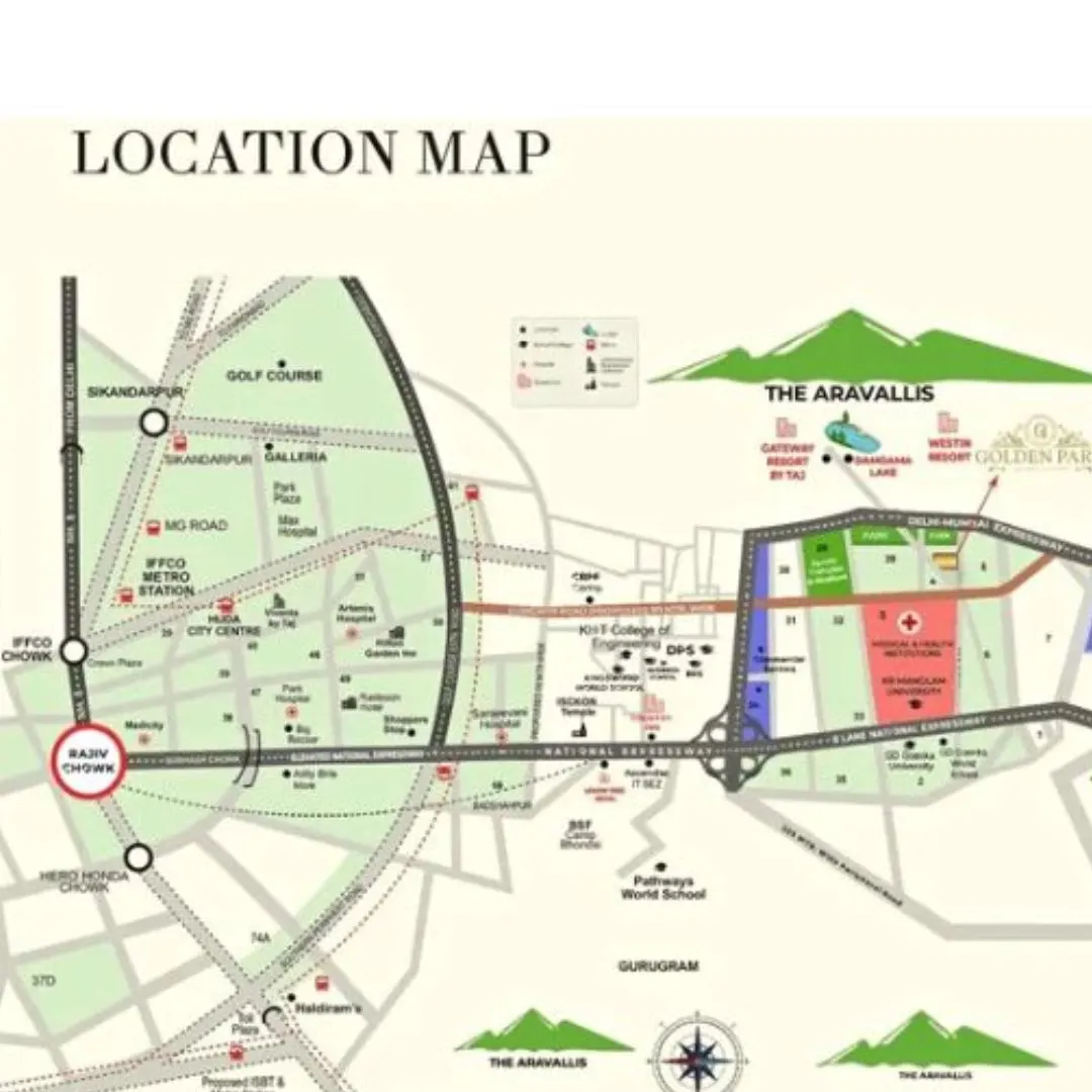 Golden Park Plots location map