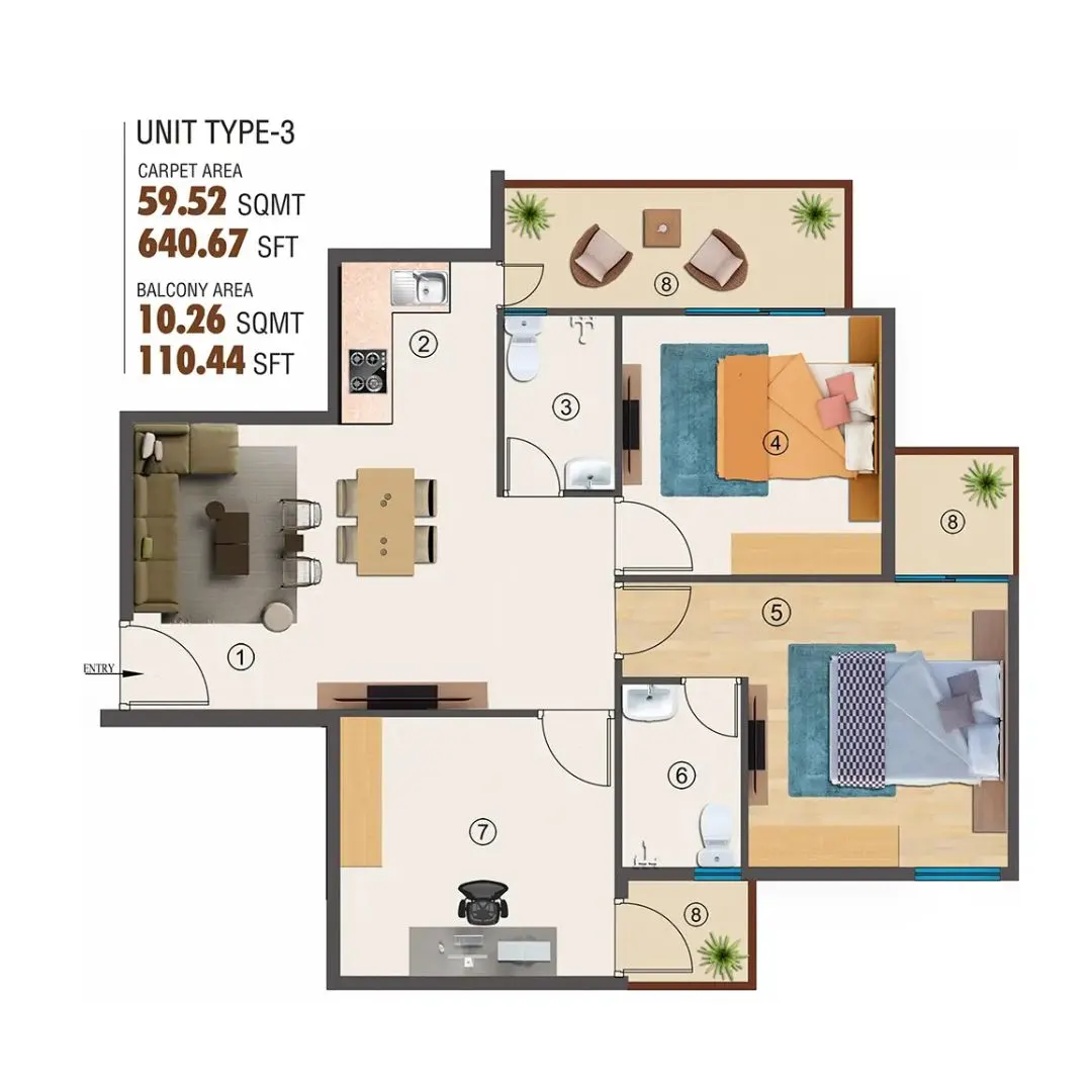 2BHK