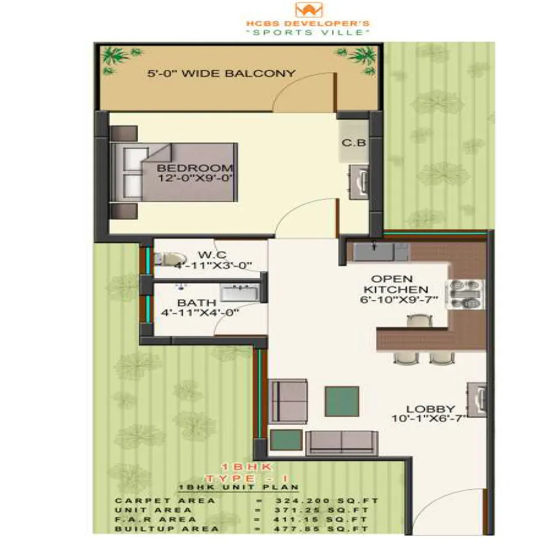 1BHK